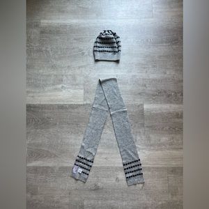 Portolano Kids Cashmere Wool Angora Blend Beanie and Scarf Set 4-7 years old